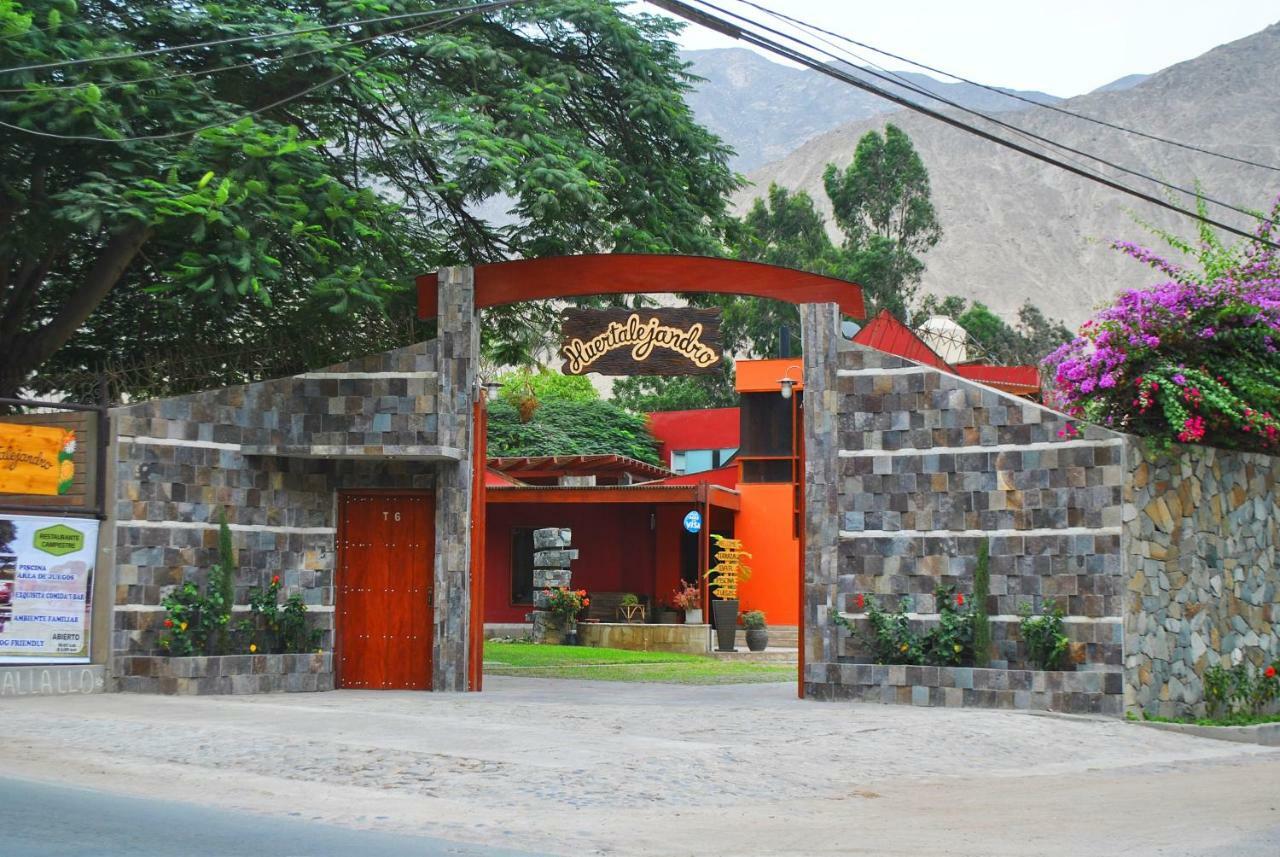 Huertalejandro Restaurante Campestre Y Hospedaje Cieneguilla Buitenkant foto